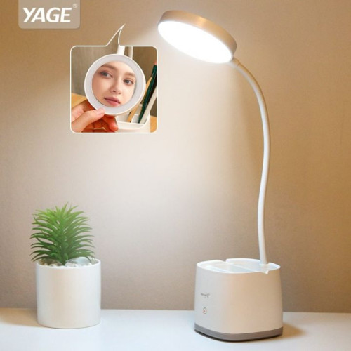 YAGE YG-T109 Table Lamp Pen Holder Desk Lamp Rechargeable USB